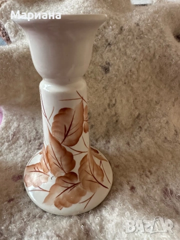 Продавам порцеланов свещник, снимка 3 - Декорация за дома - 53156313