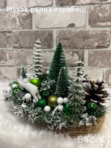 Коледна декорация, снимка 3 - Коледни подаръци - 52574234