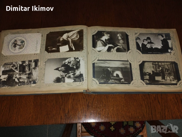 Антикварен албум с илюстровани картички, снимка 6 - Колекции - 51662800