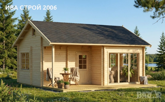 Сглобяеми дървени къщи и конструкции IVA HOUSE – бунгала, навеси, градински къщи, гаражи,бараки.