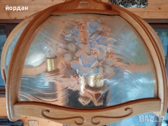 Немски дървен полилей , снимка 4 - Полилеи - 38444616