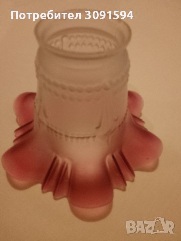 Винтидж абажур от стъкло в стил ар нуво, снимка 17 - Антикварни и старинни предмети - 40825516