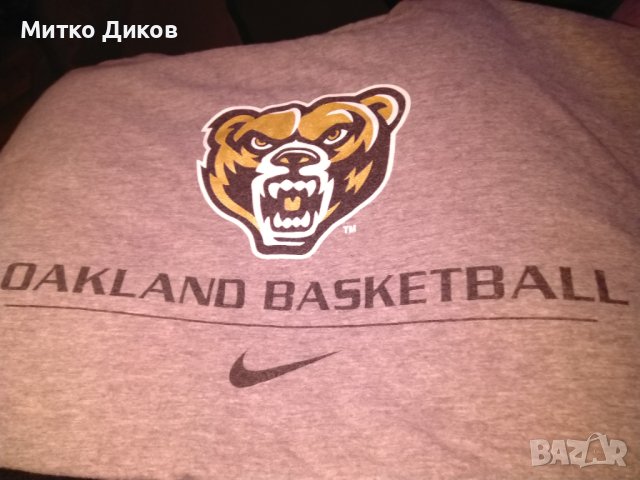 Oakland Golden Grizzlies маркова тениска баскетбол на Найк размер Л , снимка 5 - Баскетбол - 43399142