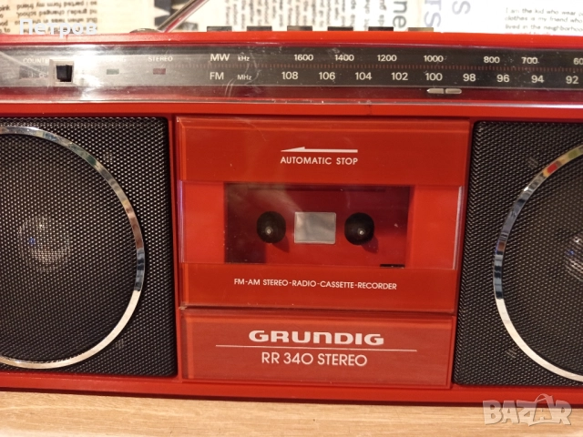 Касетофон "Grundig"RR340 Stereo, снимка 3 - Радиокасетофони, транзистори - 52050585