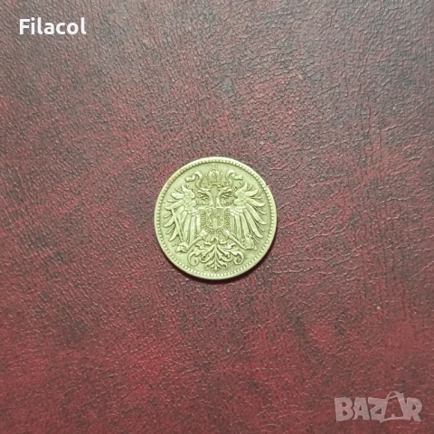 Австрия 10 хелера, 1915, снимка 2 - Нумизматика и бонистика - 52934982