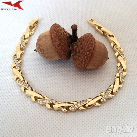 Гривна с 14К златно покритие 234830