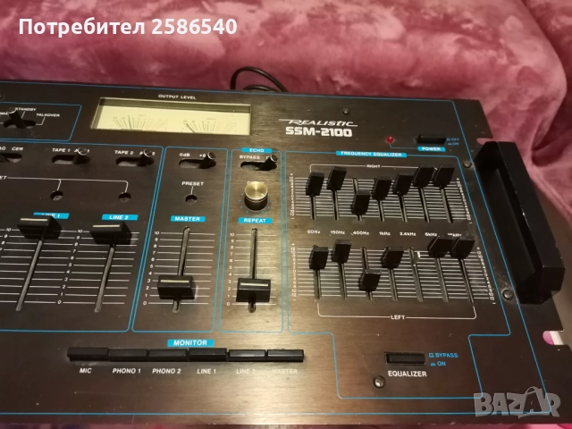 Смесителен пулт Realistic SSM-2100, снимка 6 - Ресийвъри, усилватели, смесителни пултове - 51802165