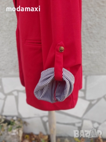 4XL Ново червено сако, снимка 6 - Сака - 52408371