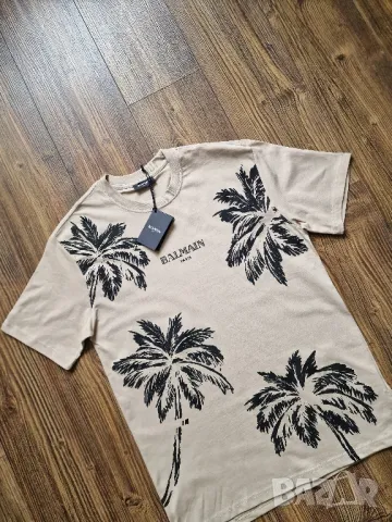 Страхотна мъжка тениска BALMAIN Размер S M L XL 2XL , снимка 2 - Тениски - 49033431