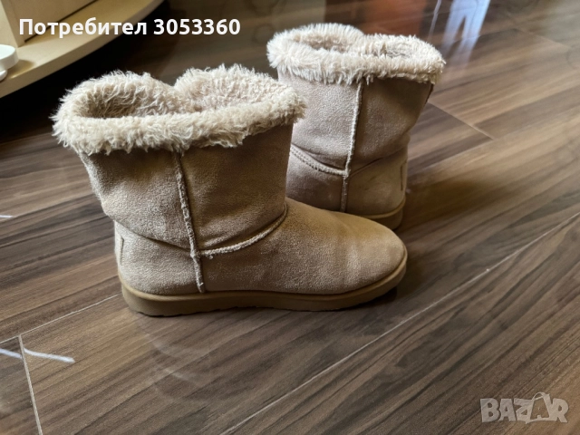 Дамски велурени  ботуши 36 номер, снимка 3 - Дамски ботуши - 51943566