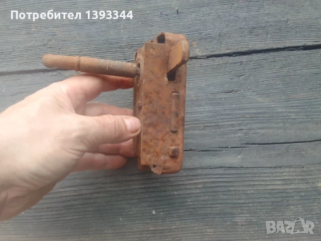 Стара брава за врата, снимка 3 - Антикварни и старинни предмети - 51416496