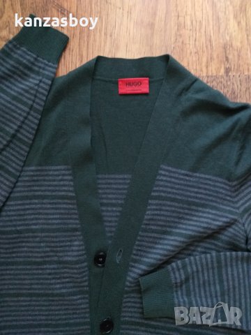 hugo boss exstrafine merino - страхотен мъжки пуловер КАТО НОВ, снимка 2 - Пуловери - 35505456