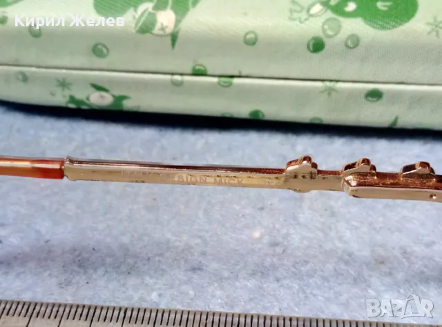 ITALY DESIGN MICK Стари ПОЗЛАТЕНИ ХЕЛИОМАТИК ОЧИЛА с ФЛОРАЛНО ОРНАМЕНТИРАН ВИНТИДЖ КАЛЪФ 28553, снимка 9 - Слънчеви и диоптрични очила - 47512045