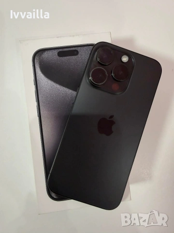 iPhone 15 Pro 128GB Black , снимка 3 - Apple iPhone - 53522844