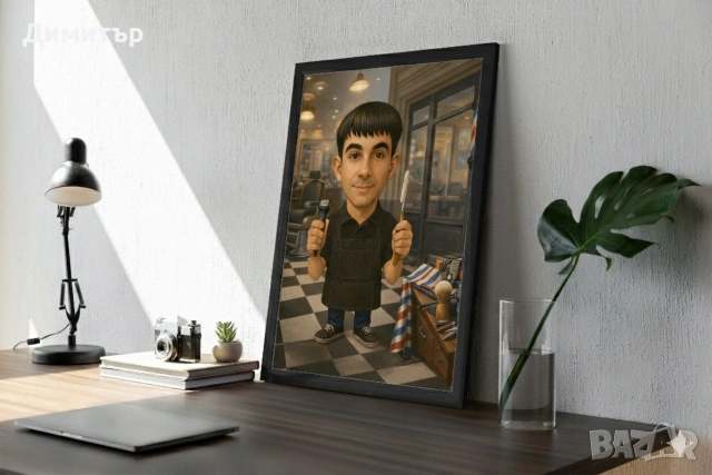 Дигитални карикатури + подарък рамка, снимка 6 - Картини - 53561365