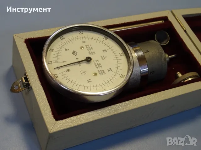 Оборотометър механичен VEB Kombinat Hand-Tachometer TYP H6 40-48000min-1, снимка 2 - Други инструменти - 49128873