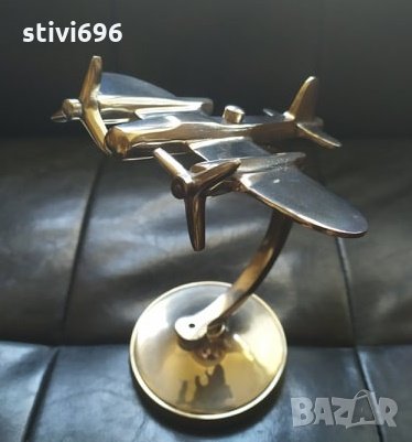 Уникален самолет,ръчно направен.Старинно, снимка 4 - Колекции - 28484106