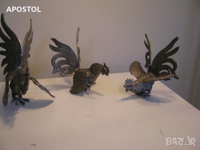 бронзови сребристи петли, снимка 3 - Антикварни и старинни предмети - 22524178