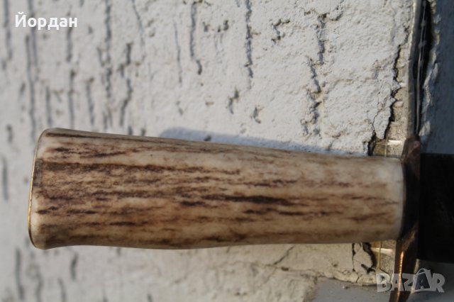 Стар ловен нож, снимка 2 - Антикварни и старинни предмети - 43885043