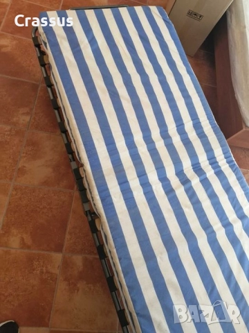 Продава се сгъваемо легло с матрак, снимка 6 - Спални и легла - 52673399