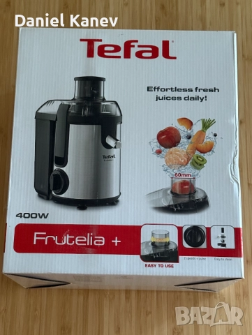 Сокоизтисквачка Tefal Frutelia Metal ZE420, снимка 10 - Сокоизстисквачки и цитрус преси - 51570045