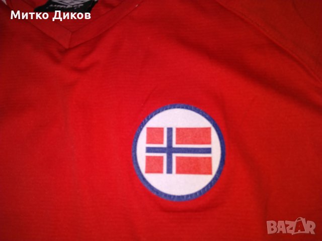 Норвегия футболна тениска дълъг ръкав размер С, снимка 2 - Футбол - 28351004