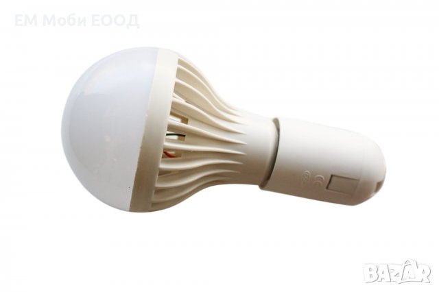 LED работна лампа 12V 9W с кабел и щипки за акумулатор, On/Off ключ, за риболов, къмпинг, снимка 2 - Аксесоари и консумативи - 39528549