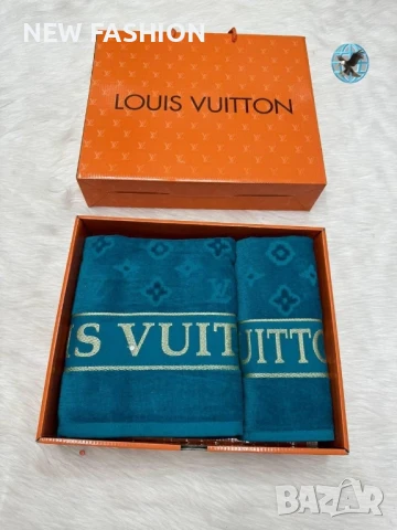Памучни Хавлии -2бр с Кутия ✨ Louis Vuitton , снимка 8 - Хавлиени кърпи - 51169051