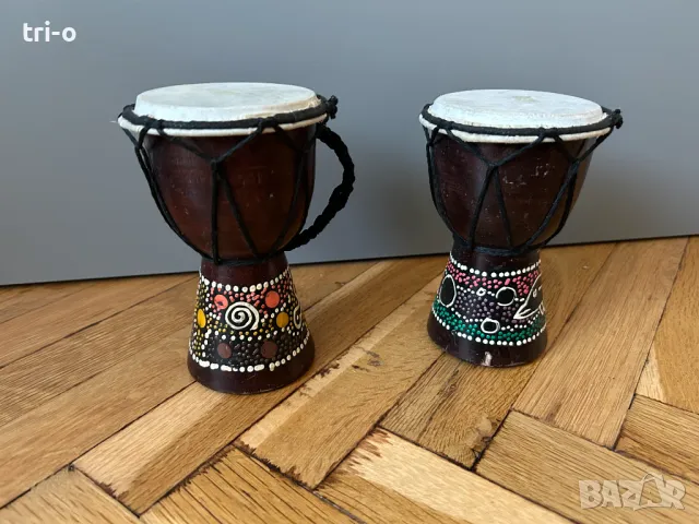 Дървени декоративни тарамбуки - 3 броя