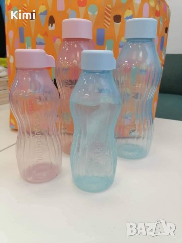 Tupperware нечупливи еко бутилки 880 мл в розово, снимка 9 - Други - 37990002