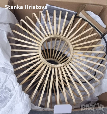 Полилей/ Пендел Pecan от Бамбук., снимка 4 - Полилеи - 50816766