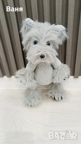 Ръчно плетено Йорки, снимка 2 - Декорация за дома - 50581173