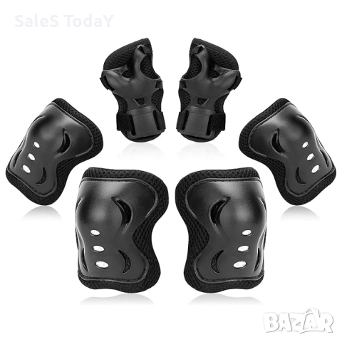 Детски наколенки, Комплект протектори за колена, лакти и длани