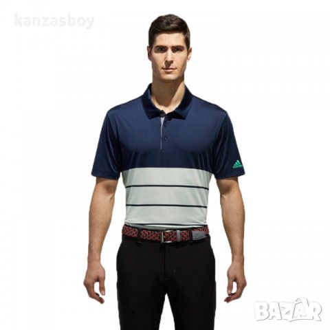 adidas GOLF Ultimate365 Heather Block Polo - страхотна мъжка тениска КАТО НОВА