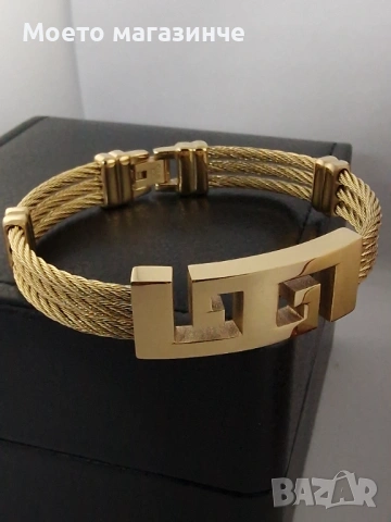 Мъжка гривна от медицинска стомана - различни модели , снимка 6 - Гривни - 53110516