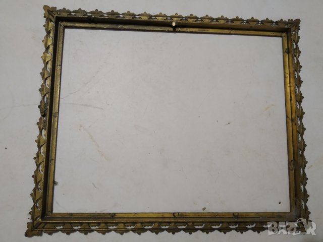 стара метална рамка за снимка,огледало, снимка 6 - Други ценни предмети - 39618663
