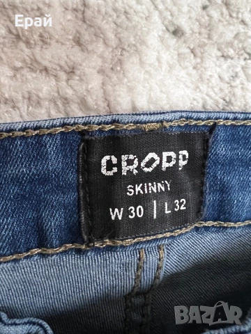 Сини дънки CROPP, снимка 3 - Дънки - 53392121