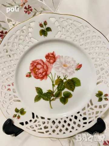 порцеланова чиния за стена , снимка 2 - Декорация за дома - 49468676