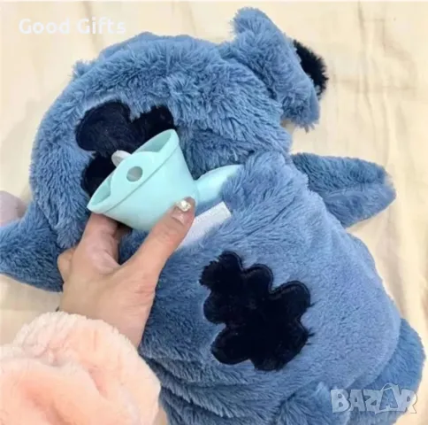 Термо плюшена играчка Стич против колики, менструални болки и мускулни болки, снимка 4 - Плюшени играчки - 49147292