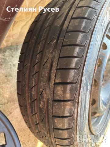 резервна джанта / патерица с гума за fiat punto 2007 r15 - 15 цола - 195 / 60 15 -цена 40лв -това НЕ, снимка 4 - Гуми и джанти - 52038180