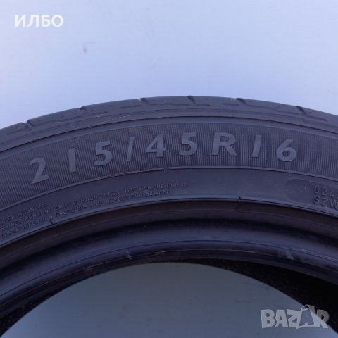 Летни гуми DUNLOP SP SPORT MAXX - 215/45/16, снимка 4 - Гуми и джанти - 37476432