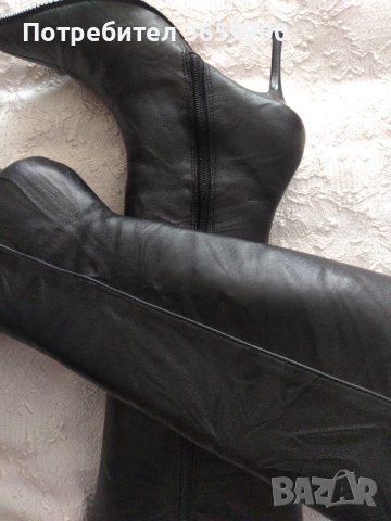 Дамски елегантни ботуши,естествена кожа, размер 38, снимка 3 - Дамски ботуши - 40563838