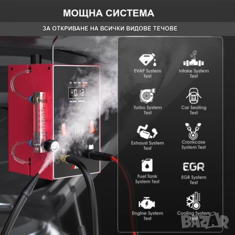 Машина за дим ANCEL L300, диагностика и откриване на течове с пушек, снимка 3 - Други инструменти - 47236968