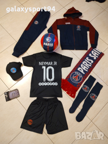 НОВО Черен Екип Меси + Топка + Калци + Шапка 99лв ПСЖ PSG MESSI Детско, снимка 7 - Футбол - 36561589