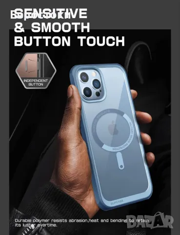 SUPCASE за iPhone 12 Pro Max 6,7“ Case (Unicorn Beetle Mag), [Съвместим с MagSafe] [Военна защита] , снимка 7 - Калъфи, кейсове - 49514657