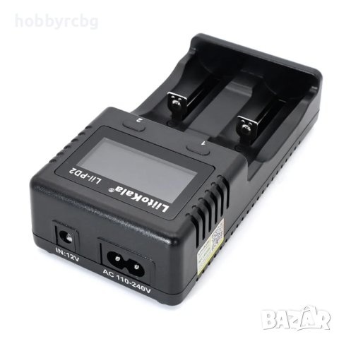 Liitokala LII-PD2 Интелигентно зарядно за 2 батерии, снимка 3 - Друга електроника - 43031098