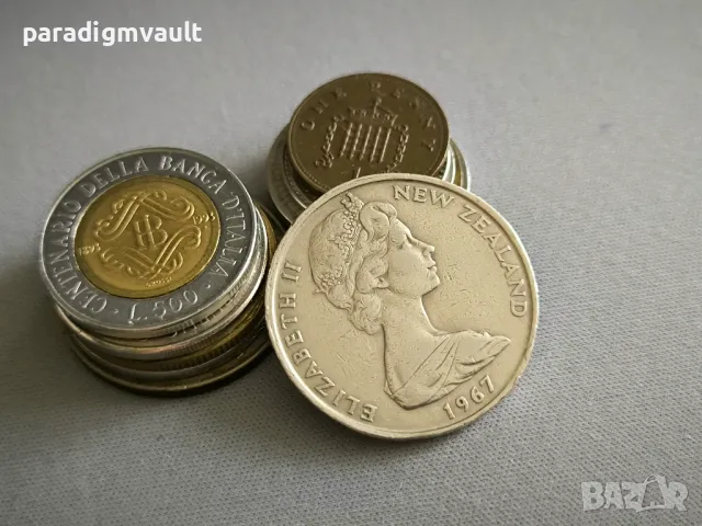 Монета - Нова Зеландия - 50 цента (Ендевър) | 1967г., снимка 2 - Нумизматика и бонистика - 49980144