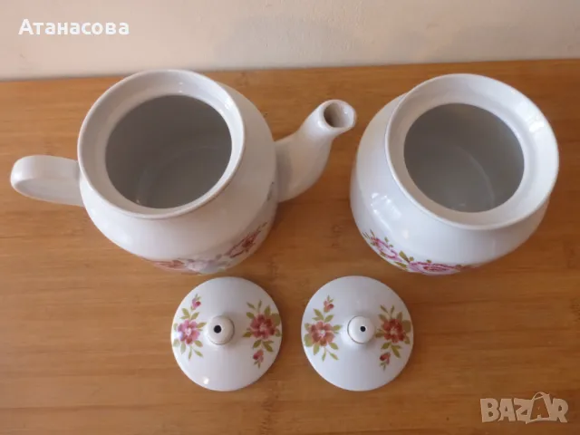 Руски порцеланов сервиз за кафе Вербилки 1980 г 2, снимка 5 - Сервизи - 47503247