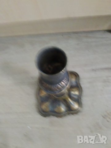 стар месингов свещник, снимка 2 - Други ценни предмети - 40535431