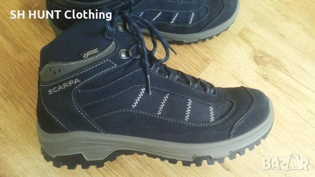 SCARPA GORE-TEX Leather Boots размер EUR 43 естествена кожа водонепромокаеми - 1421, снимка 3 - Мъжки боти - 52406426